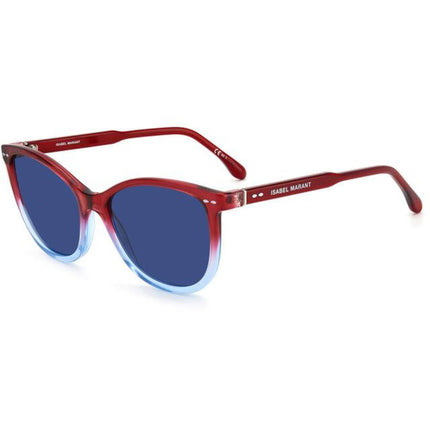 Isabel Marant Women's Sunglasses - Red Shaded Blue Cat Eye Frame | IM 0078/S 0K1G/KU ,