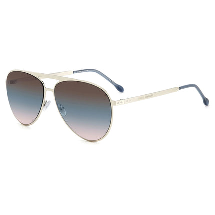 Isabel Marant Women's Sunglasses - Palladium Blue Aviator Frame | IM 0100/S 0DOH/98 ,