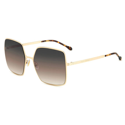 Isabel Marant Women's Sunglasses - Gold Brown Metal Square Frame | IM 0102/S 001Q/PR ,