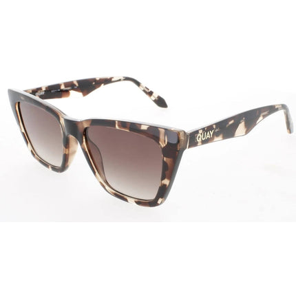 Quay Women's Sunglasses - Tortoise Cat Eye Frame | CALL THE SHOTS QW 001049 TORT/BRN ,