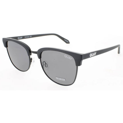 Quay Unisex Sunglasses - Black Plastic/Metal Frame | EVASIVE NO NS 1804 BLK/SMKPOL ,