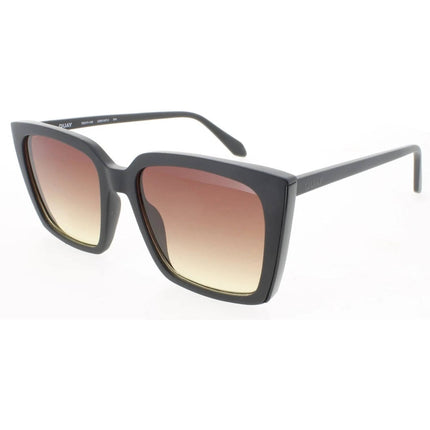 Quay Women's Sunglasses - Matte Black Frame | FRONT COVER NO NS 1791 MTBLK/BRNYW ,