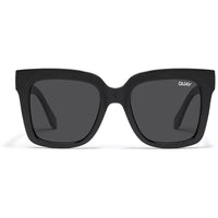 Quay Women's Sunglasses - Matte Black Square Full Rim Frame | ICY RX MTBLK/SMKRX ,