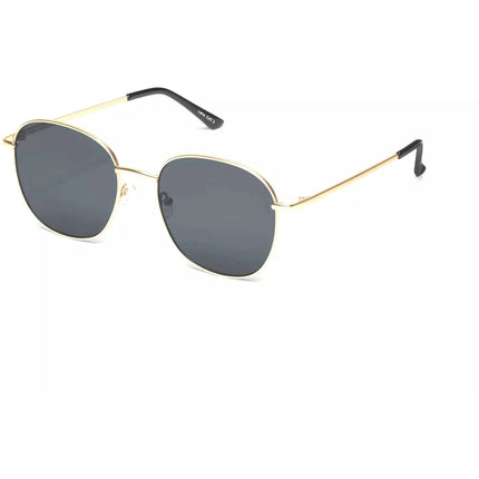 Quay Women's Sunglasses - Gold Metal Oval Full Rim Frame | JEZABELL RX GLD/SMKRX ,