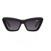 Quay Women's Sunglasses - Black Cat Eye Full Rim Frame | ON THE RADIO RX BLK/SMKRX ,