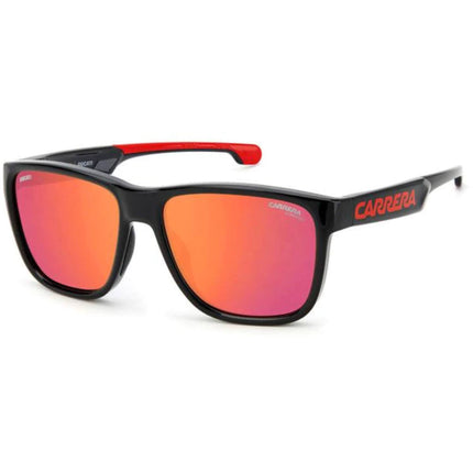 Carrera Men's Sunglasses - Red Black Polyamide Square Full Rim | CARDUC-003/S-00A4/UZ ,