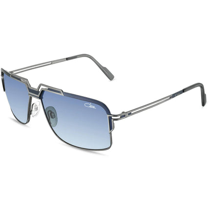 Cazal Men's Sunglasses - Night Blue/Gunmetal Metal Full Rim Square Frame | 9103 003 ,