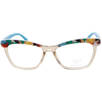 Coco Song Men's Eyeglasses - Multicolor Plastic Full Rim Cat Eye Frame | CCS111 C02 ,