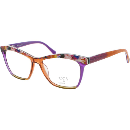 Coco Song Men's Eyeglasses - Multi Plastic Full Rim Cat Eye Shape Frame | CCS111 C03 ,