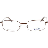 Denim Men's Eyeglasses - Havana Green Stainless Steel Oval Frame | DENIM 132 01D1 ,