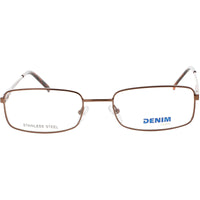 Denim Unisex Eyeglasses - Havana Green Stainless Steel 53mm Frame | DENIM 149 01D1 ,