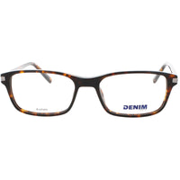Denim Unisex Eyeglasses - Havana Acetate Full Rim Rectangular Frame | DENIM 165 0086 ,