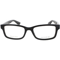 Gucci Men's Eyeglasses - Transparent Grey Plastic Full Rim Rectangular | GG1717O 003 ,