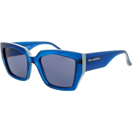 Karl Lagerfeld Women's Sunglasses - Blue Injected Propionate Cat Eye | KL6143S 400 ,