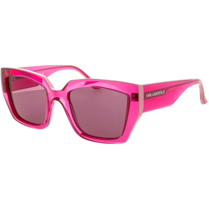 Karl Lagerfeld Women's Sunglasses - Pink Injected Propionate Cat Eye | KL6143S 650 ,