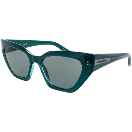 Karl Lagerfeld Women's Sunglasses - Green Injected Propionate Cat Eye | KL6145S 300 ,