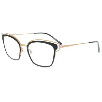 Koali Morel Women's Eyeglasses - Black/Brown Acetate Cat Eye Frame | CANNA 20083K NM10 ,