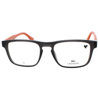 Lacoste Men's Eyeglasses - Transparent Grey Acetate Full Rim Square Frame | L2972 035 ,