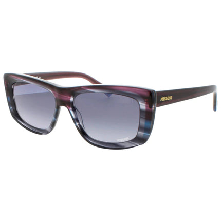 Missoni Women's Sunglasses - Blue Violet Horn Full Rim Cat Eye | MIS 0111/S 0V43/08 ,