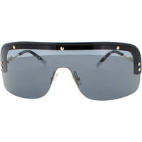 Missoni Women's Sunglasses - Black Plastic Half Rim Shield Frame | MIS 0185/S 0807/IR ,