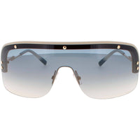 Missoni Women's Sunglasses - Matte Beige Gold Half Rim Shield | MIS 0185/S 0BGH/I4 ,