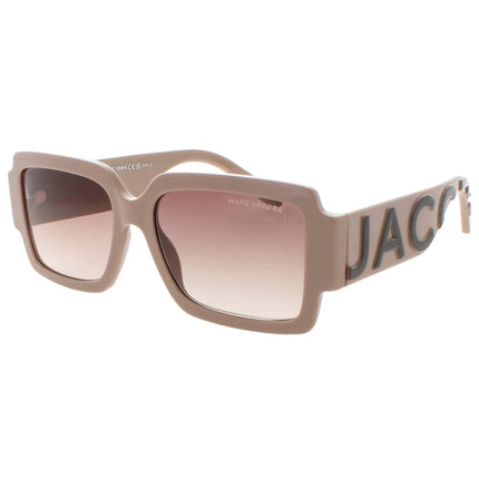 Marc Jacobs Women's Sunglasses - Nude Brown Acetate Square Frame | MARC 693/S 0NOY/HA ,
