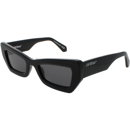 Off-White Unisex Sunglasses - Black Full Rim Cat Eye | AURORA OERI137F24PLA0011007 ,