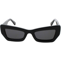 Off-White Unisex Sunglasses - Black Full Rim Cat Eye | AURORA OERI137F24PLA0011007 ,