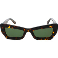 Off-White Unisex Sunglasses - Havana Full Rim Cat Eye | AURORA OERI137F24PLA0016055 ,