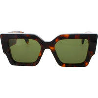 Off-White Unisex Sunglasses - Havana Full Rim Frame | CATALINA OERI128C99PLA0016055 ,