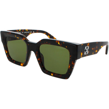 Off-White Unisex Sunglasses - Havana Full Rim Frame | JACKSON OERI13IF24PLA0016055 ,