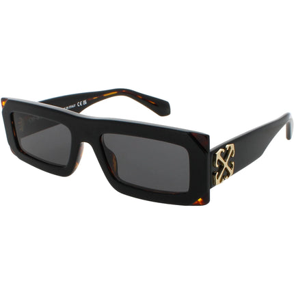 Off-White Unisex Sunglasses - Black Rectangular Frame | LAUREL OERI13PF24PLA0011007 ,
