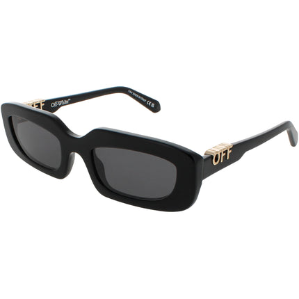 Off-White Unisex Sunglasses - Black Rectangular Frame | RENTON OERI13CF24PLA0011007 ,