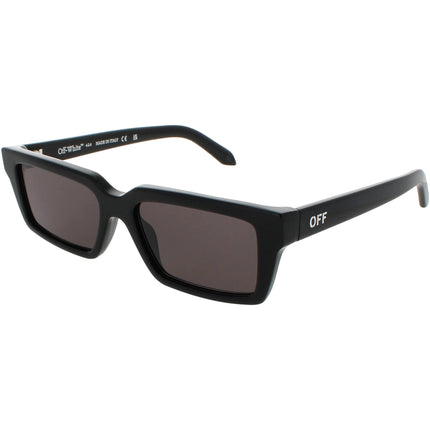 Off-White Unisex Sunglasses - Black Rectangular Frame | WARREN OERI13AF24PLA0011007 ,