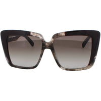 Salvatore Ferragamo Women's Sunglasses - Grey Marble Butterfly Frame | SF1060S 021 ,