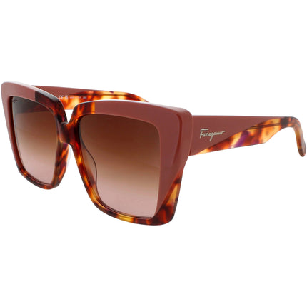 Salvatore Ferragamo Women's Sunglasses - Red Tortoise Full Rim Frame | SF1060S 641 ,