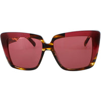 Salvatore Ferragamo Women's Sunglasses - Striped Brown Full Rim Frame | SF1060SN 215 ,