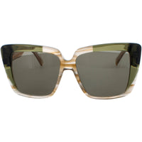 Salvatore Ferragamo Women's Sunglasses - Striped Honey Full Rim Frame | SF1060SN 263 ,