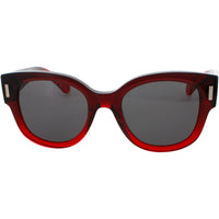 Salvatore Ferragamo Women's Sunglasses - Transparent Dark Red Full Rim | SF2007S 615 ,