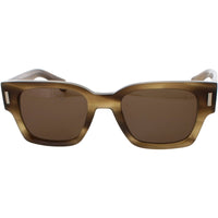 Salvatore Ferragamo Men's Sunglasses - Striped Khaki Full Rim Frame | SF2010S 319 ,