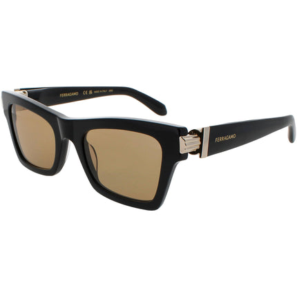 Salvatore Ferragamo Women's Sunglasses - Black Full Rim Cat Eye Frame | SF2013S 011 ,