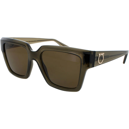 Salvatore Ferragamo Women's Sunglasses - Transparent Green Plastic Frame | SF2014S 320 ,