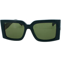 Salvatore Ferragamo Women's Sunglasses - Dark Green Acetate Square Frame | SF2032S 302 ,