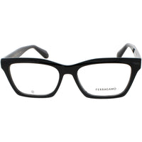 Salvatore Ferragamo Unisex Eyeglasses - Black Full Rim Cat Eye Frame | SF2986 001 ,