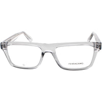 Salvatore Ferragamo Men's Eyeglasses - Light Crystal Grey Full Rim Frame | SF2988 050 ,