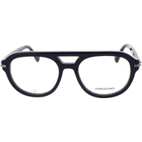 Salvatore Ferragamo Unisex Eyeglasses - Blue Acetate Full Rim Pilot Frame | SF3016 414 ,