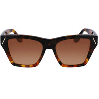 Victoria Beckham Women's Sunglasses - Dark Havana Fade Full Rim Frame | VB646S 231 ,