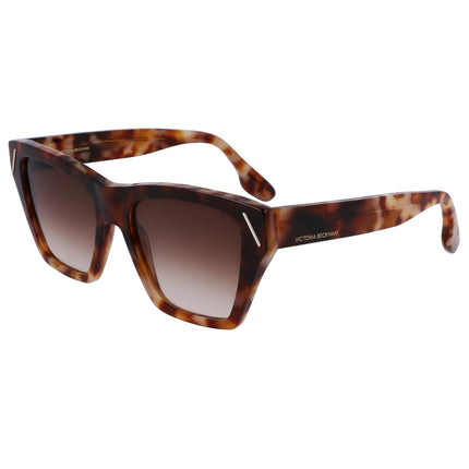 Victoria Beckham Women's Sunglasses - Light Havana Fade Full Rim Frame | VB646S 232 ,