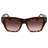 Victoria Beckham Women's Sunglasses - Light Havana Fade Full Rim Frame | VB646S 232 ,
