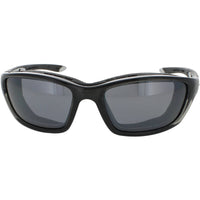 Wiley X Men's Sunglasses - Crystal Metallic Full Rim Wraparound Frame | BRICK 855 ,